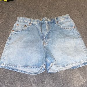 Zara long Jean shorts